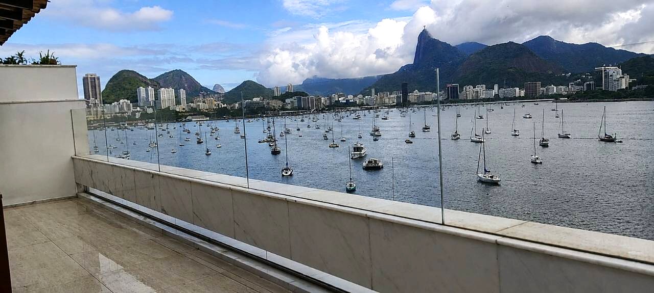 Varanda com vista para a Baía de Botafogo · Botafogo · Zona Sul